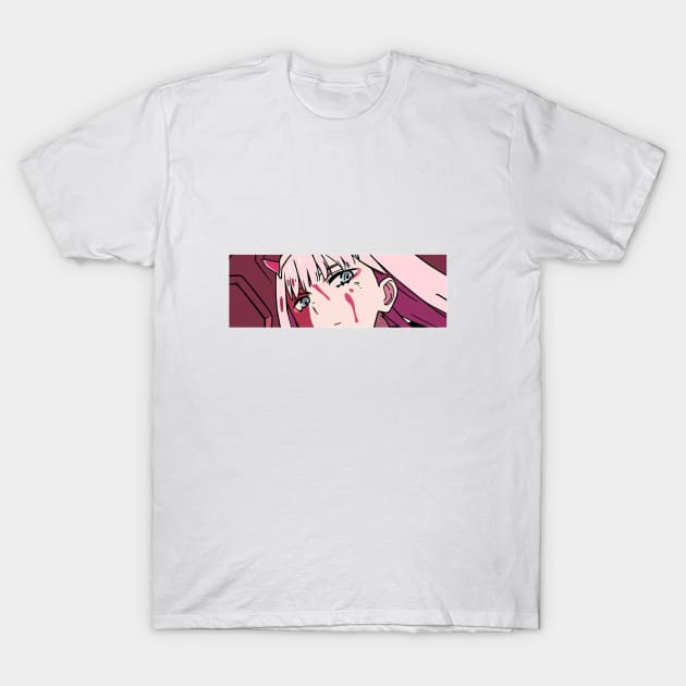 Zero two T-Shirt by Vhitostore